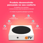 NTVBox Aparelho Transforma TV em Smart Conversor Smart TV Controle Voz Wi-Fi Longo Alcance | - Imagem 12
